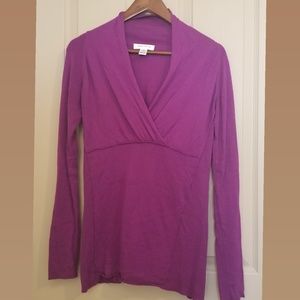 3/$20 MOTHERHOOD MATERNITY| Blouse Size M Violet